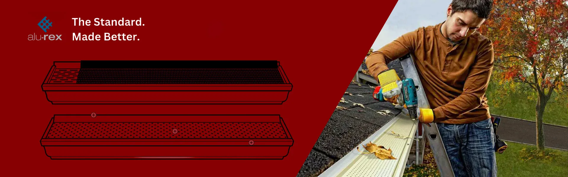 alu-rex gutter guard
